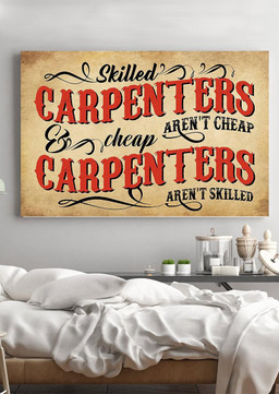Skilled Carpenters Arent Cheap Skiing Gallery Canvas Painting For Framed Prints, Canvas Paintings Wrapped Canvas 12x16