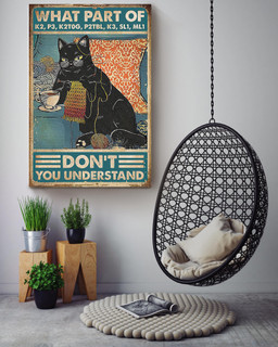 What Part Don't You Understand Canvas For Quilting Room Decor Cat Lover Gift Canvas Wrapped Canvas 16x24