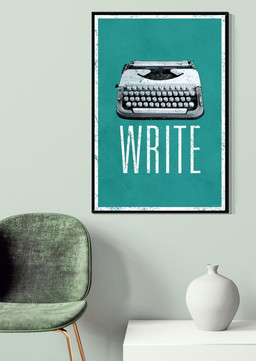 Vintage Typerwriter Keyboard Gallery Canvas Painting Gift For Writer Canvas Gallery Painting Wrapped Canvas Framed Prints, Canvas Paintings Wrapped Canvas 20x30