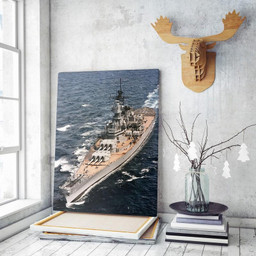 Ussmissouri Single Canvas Rectangle Battle Ship Uss Missouri 04809 Wrapped Canvas 8x10