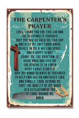 The Carpenter's Prayer Emotinal Prayer Gallery Canvas Painting For Canvas Gallery Painting Wrapped Canvas Framed Prints, Canvas Paintings Wrapped Canvas 8x10