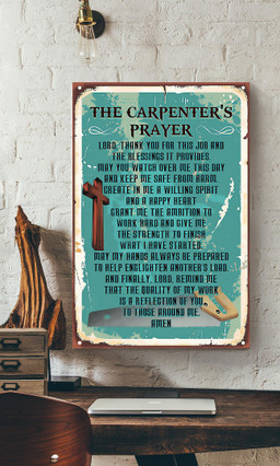 The Carpenter's Prayer Emotinal Prayer Gallery Canvas Painting For Canvas Gallery Painting Wrapped Canvas Framed Prints, Canvas Paintings Wrapped Canvas 12x16