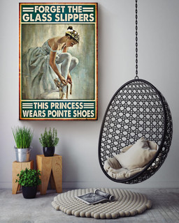 This Princess Wears Pointe Shoes Girl In White Dress Gallery Canvas Painting Gift For Ballet Dancer Canvas Gallery Painting Wrapped Canvas Framed Prints, Canvas Paintings Wrapped Canvas 16x24