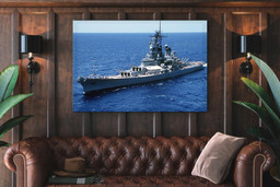 Ussmissouri Single Canvas Rectangle Battle Ship Uss Missouri 04850 Wrapped Canvas 8x10