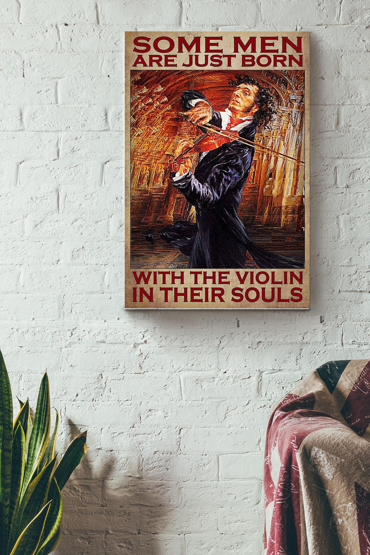 Some Men Are Just Born With The Violin In Their Souls Violin Artist Canvas Canvas Gallery Painting Wrapped Canvas  Wrapped Canvas 8x10