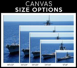 Ussmissouri Single Canvas Rectangle Battle Ship Uss Missouri 04850 Wrapped Canvas 20x30