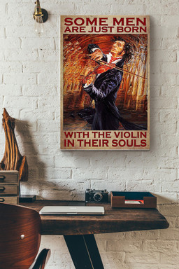 Some Men Are Just Born With The Violin In Their Souls Violin Artist Canvas Canvas Gallery Painting Wrapped Canvas  Wrapped Canvas 12x16