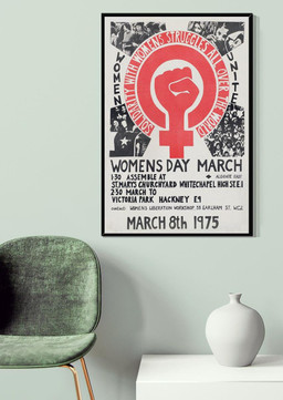 Women's Day March Feminist Quote Gallery Canvas Painting Gift For Woman's Day Canvas Framed Prints, Canvas Paintings Wrapped Canvas 20x30