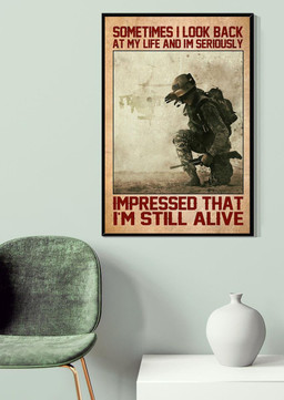 Veteran I Am Still Alive Veteran Gallery Canvas Painting For Military Zone Decor Canvas Framed Prints, Canvas Paintings Wrapped Canvas 20x30