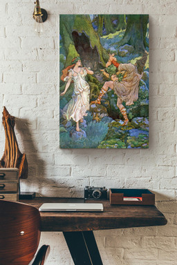 The Queen Museum And Other Fanciful Tales Fairy Tales Illustration By Frederick Richardson 02 Canvas Wrapped Canvas 20x30