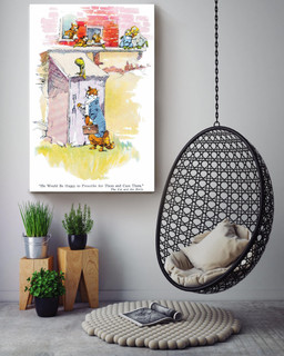 The Cat And The Birds Fairy Tales Illustrations By J M Conde Canvas Wrapped Canvas 16x24