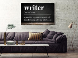 Writer Meaning Definition Quote Gallery Canvas Painting For Housewarming Framed Prints, Canvas Paintings Wrapped Canvas 16x24