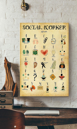 Social Worker Alphabet Knowledge Gallery Canvas Painting For Canvas Gallery Painting Wrapped Canvas Framed Prints, Canvas Paintings Wrapped Canvas 12x16