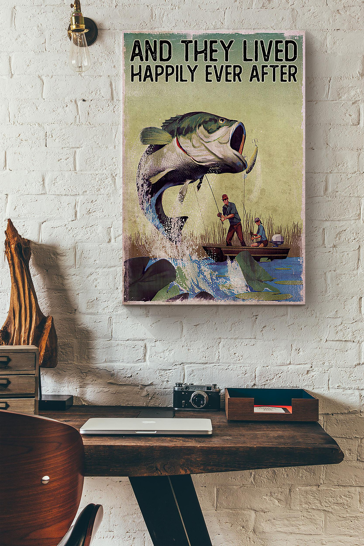 Fisherman And Piranha Everything Will Kill You Canvas Painting Ideas, Canvas Hanging Prints, Gift Idea Framed Prints, Canvas Paintings Wrapped Canvas 8x10