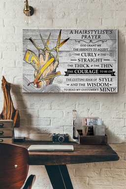 Hairstylists Prayer Canvas Painting Ideas, Canvas Hanging Prints, Gift Idea Framed Prints, Canvas Paintings Wrapped Canvas 8x10