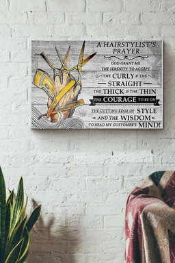 Hairstylists Prayer Canvas Painting Ideas, Canvas Hanging Prints, Gift Idea Framed Prints, Canvas Paintings Wrapped Canvas 12x16