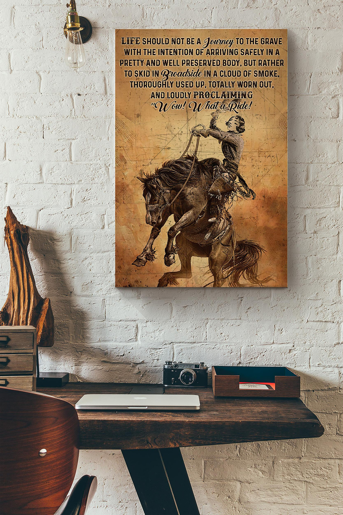 Girl Rodeo What A Ride Canvas Painting Ideas, Canvas Hanging Prints, Gift Idea Framed Prints, Canvas Paintings Wrapped Canvas 8x10