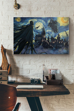 Dementor Hogwarts Starry Night Van Gogh Canvas Painting Ideas, Canvas Hanging Prints, Gift Idea Framed Prints, Canvas Paintings Wrapped Canvas 8x10