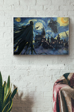 Dementor Hogwarts Starry Night Van Gogh Canvas Painting Ideas, Canvas Hanging Prints, Gift Idea Framed Prints, Canvas Paintings Wrapped Canvas 12x16
