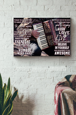 Accordion Believe In Yourself And Remember To Awesome Canvas Painting Ideas, Canvas Hanging Prints, Gift Idea Framed Prints, Canvas Paintings Wrapped Canvas 12x16
