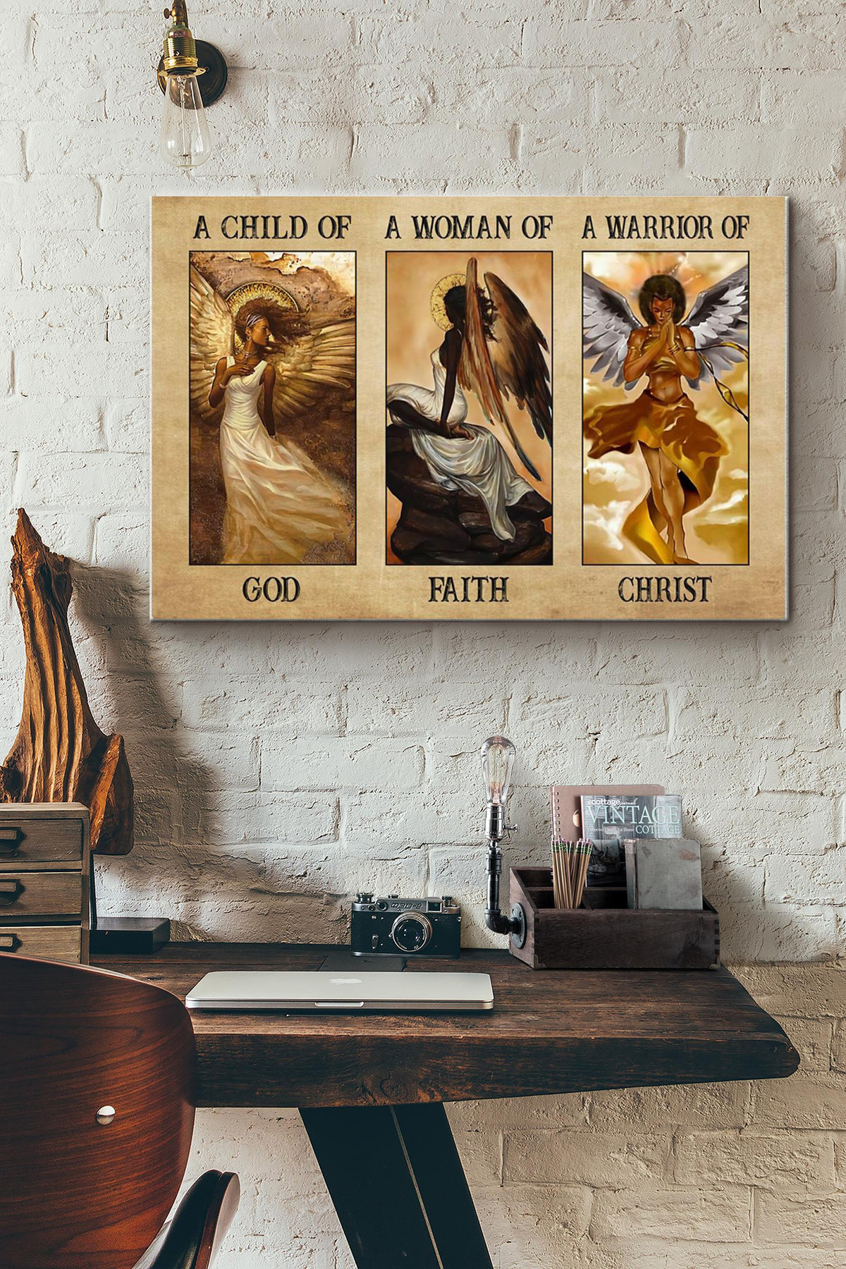 Black Queen God Faith Christ Canvas Painting Ideas, Canvas Hanging Prints, Gift Idea Framed Prints, Canvas Paintings Wrapped Canvas 8x10