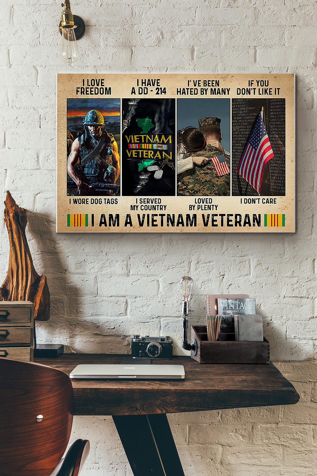 Soldiers I Love Freedom I Have A Dd 124 Ive Been Hated By Many I Dont Care I Am A Vietnam Veteran Canvas Painting Ideas, Canvas Hanging Prints, Gift Idea Framed Prints, Canvas Paintings Wrapped Canvas 8x10