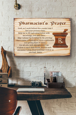 Pharmacists Prayer Canvas Painting Ideas, Canvas Hanging Prints, Gift Idea Framed Prints, Canvas Paintings Wrapped Canvas 8x10