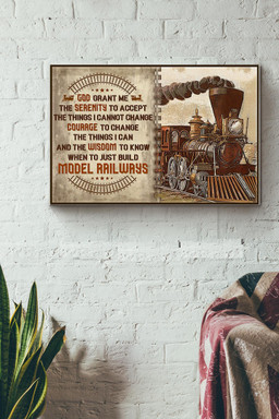 Model Railroad Vintage Canvas Painting Ideas, Canvas Hanging Prints, Gift Idea Framed Prints, Canvas Paintings Wrapped Canvas 20x30