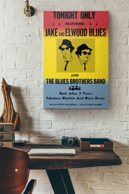 Tonight Only Jake And Elwood Blues And Blues Brothers Band Canvas Painting Ideas, Canvas Hanging Prints, Gift Idea Framed Prints, Canvas Paintings Wrapped Canvas 8x10