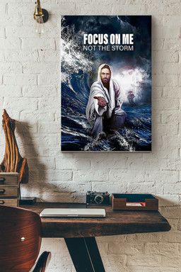 Jesus Hold My Hand Focus On Me Not The Storm Ocean Canvas Painting Ideas, Canvas Hanging Prints, Gift Idea Framed Prints, Canvas Paintings Wrapped Canvas 20x30