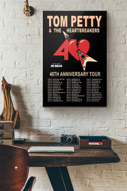 Tom Petty And The Heartbreakers 40th Anniversary Tour Canvas Painting Ideas, Canvas Hanging Prints, Gift Idea Framed Prints, Canvas Paintings Wrapped Canvas 8x10