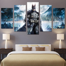 Movie Batman � Movie 5 Panel Canvas Art Wall Decor Luxury Multi Canvas Prints, Multi Piece Panel Canvas Gallery Art Print