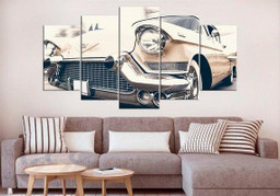 Cadillac Oldtimer Classic Car � Automative 5 Panel Canvas Art Wall Decor Luxury Multi Canvas Prints, Multi Piece Panel Canvas Gallery Art Print