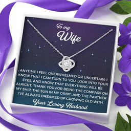 To My Wife - Thank you Gift - Love Knot Necklace (168)
