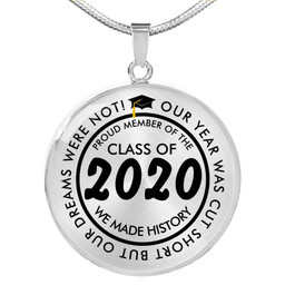 Luxury Graduation Necklace - Class of 2020 [FREE Custom Engraving]