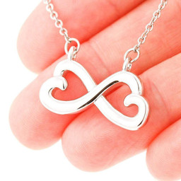 Loving You Infinity Stainless Steel Pendant Love Message Card Wife Gift