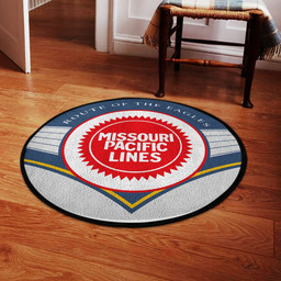 Missouri Pacific Railroad Round Mat Round Floor Mat Room Rugs Carpet Outdoor Rug Washable Rugs S (24In)