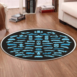 Doh Round Mat Car Legends General Lee The A Team The Dukes Of Hazzard General Lee Kitt Knight Rider Batman Batmobile Ghostbuster Bttf Back To The Future Dmc Delorean Round Floor Mat Room Rugs Carpet Outdoor Rug Washable Rugs M (32In)