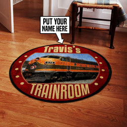 Personalized Gnr Great Northern Railway Round Mat Round Floor Mat Room Rugs Carpet Outdoor Rug Washable Rugs M (32In)