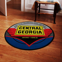 Central Of Georgia Railroad Railway Round Mat Round Floor Mat Room Rugs Carpet Outdoor Rug Washable Rugs M (32In)