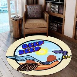 Rat Rod Hot Rod Round Mat Round Floor Mat Room Rugs Carpet Outdoor Rug Washable Rugs M (32In)