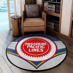 Missouri Pacific Railroad Round Mat Round Floor Mat Room Rugs Carpet Outdoor Rug Washable Rugs M (32In)