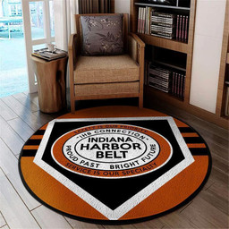 Ihb Round Mat Ihb Indiana Harbor Belt Railroad Round Floor Mat Room Rugs Carpet Outdoor Rug Washable Rugs M (32In)