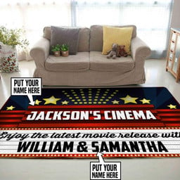 Personalized Home Theater Area Rug Carpet 2 Medium (4 X 6 FT)