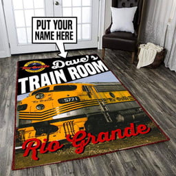 Personalized Rio Grande Railroad Area Rug Carpet  Small (3x5ft)