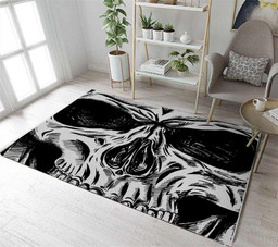Skull Area Rug Carpet 3 Large (5 X 8 FT)