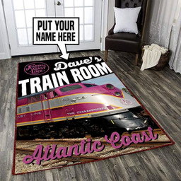 Personalized Acl Atlantic Coast Line Railroad Area Rug Carpet  Small (3x5ft)