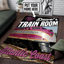 Personalized Acl Atlantic Coast Line Railroad Area Rug Carpet  Medium (4 X 6 FT)