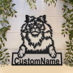 Personalized Selkirk Rex Cat Metal Sign Art, Custom Selkirk Rex Cat Metal Sign, Father&#39;s Day Gift, Pets Gift, Birthday Gift, Laser Cut Metal Signs Custom Gift Ideas 14x14IN