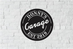 Personalized Garage Sign, Garage Metal Art, Garage Home Decor, Garage Sign Home Decor, Metal Wall Art, Laser Cut Metal Signs Custom Gift Ideas 14x14IN